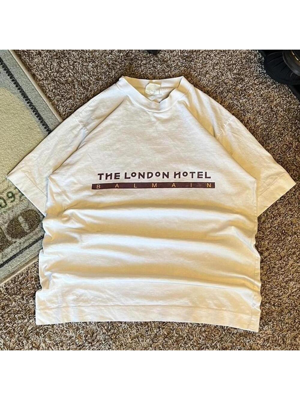 2000s Balmain London Hotel Tee
